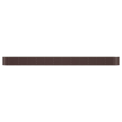 Garden Raised Bed | Brown | Powder-coated steel | Large |  Durable