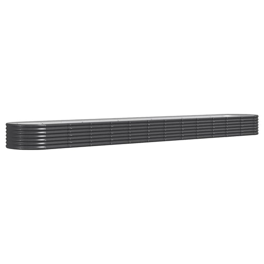 Garden Raised Bed | Anthracite | Powder-coated steel | Extra Long
