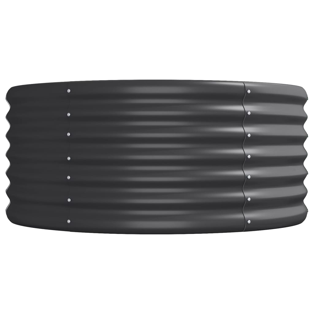 Garden Raised Bed | Anthracite | Powder-coated steel | Extra Long