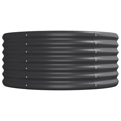 Garden Raised Bed | Anthracite | Powder-coated steel | Extra Long