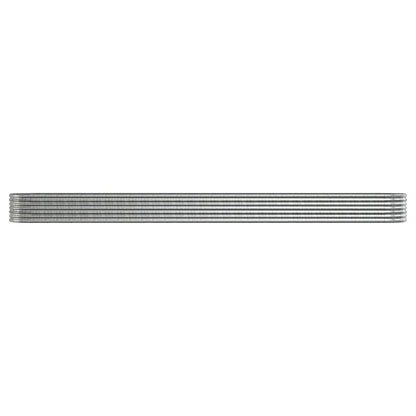 Garden Raised Bed Galvanised Steel 512x80x36 cm Silver