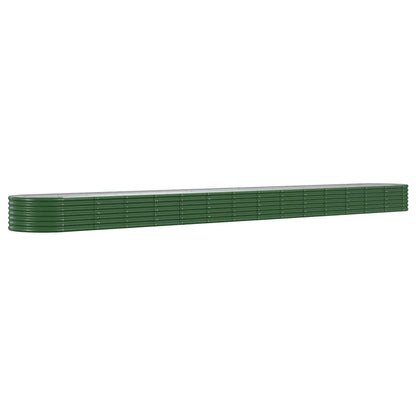 Garden Raised Bed | Green | Powder-coated Steel | Large | Tough