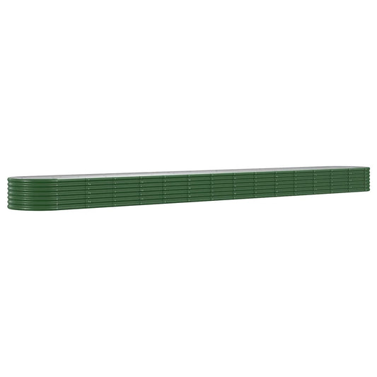Garden Raised Bed | Green | Powder-coated Steel | Large | Tough