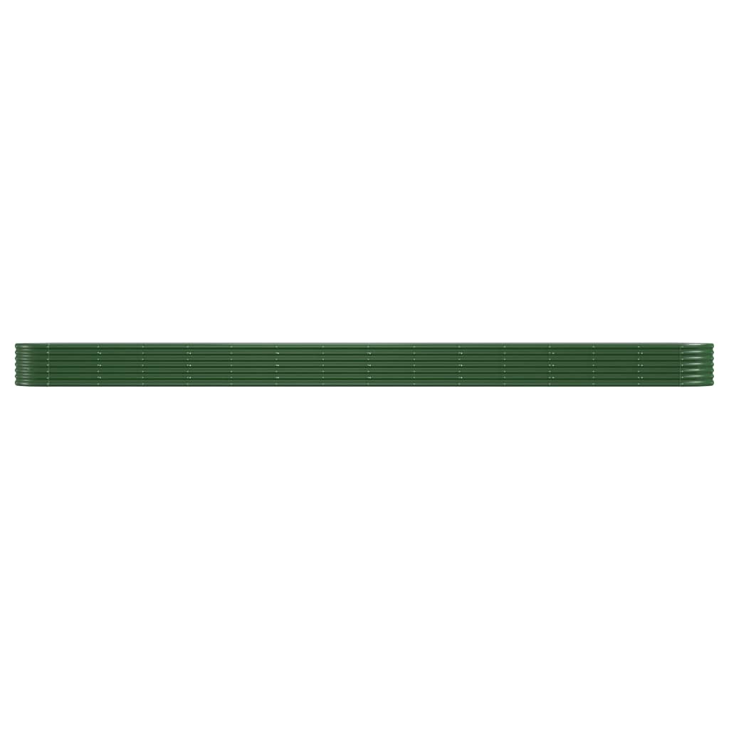 Garden Raised Bed | Green | Powder-coated Steel | Large | Tough