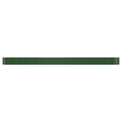 Garden Raised Bed | Green | Powder-coated Steel | Large | Tough
