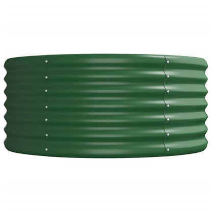 Garden Raised Bed | Green | Powder-coated Steel | Large | Tough