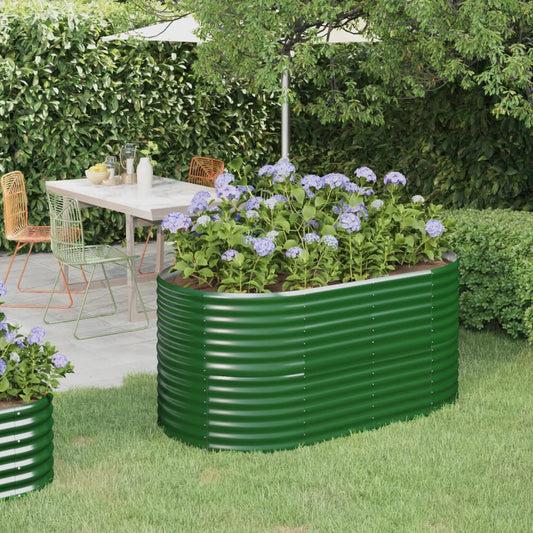 Garden Raised Bed | Green | Powder-coated steel | Standard | Durable
