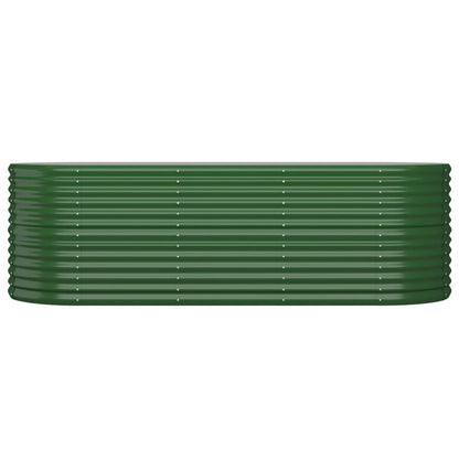Garden Raised Bed | Green | Powder-coated steel | Extra Large | Tough