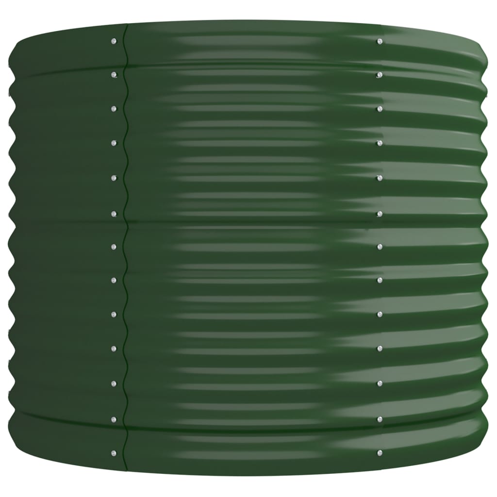 Garden Raised Bed | Green | Powder-coated steel | Extra Large | Tough
