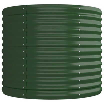 Garden Raised Bed | Green | Powder-coated steel | Extra Large | Tough