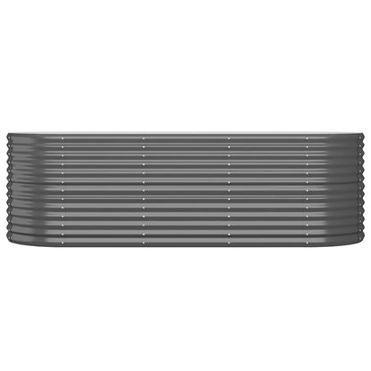 Garden Raised Bed | Anthracite | Powder-coated steel | Large |  Durable
