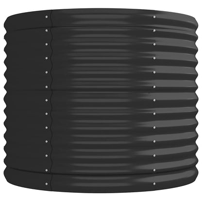 Garden Raised Bed | Anthracite | Powder-coated steel | Large |  Durable