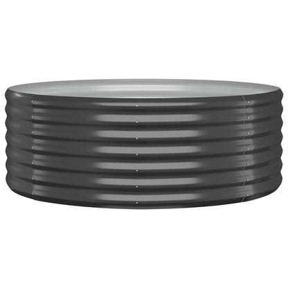 Garden Raised Bed | Anthracite | Powder-coated steel | 100 cm diameter