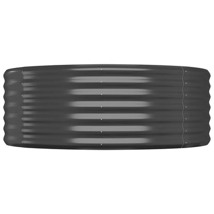 Garden Raised Bed | Anthracite | Powder-coated steel | 100 cm diameter