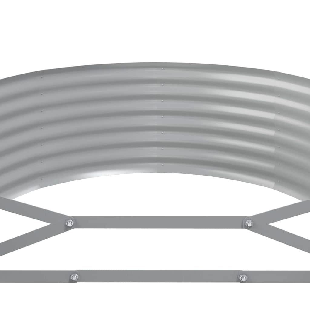 Garden Raised Bed Galvanised Steel 175x100x36 cm Anthracite