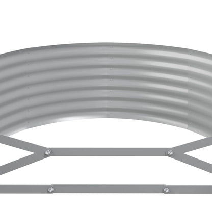 Garden Raised Bed Galvanised Steel 175x100x36 cm Anthracite