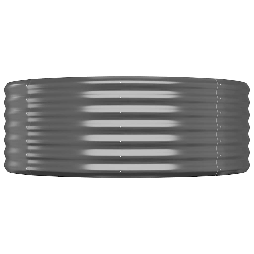 Garden Raised Bed Galvanised Steel 544x100x36 cm Anthracite