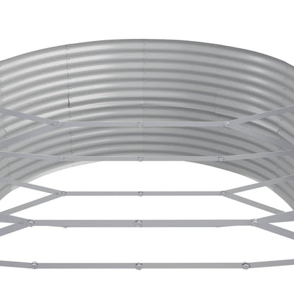 Garden Raised Bed Galvanised Steel 544x100x36 cm Anthracite