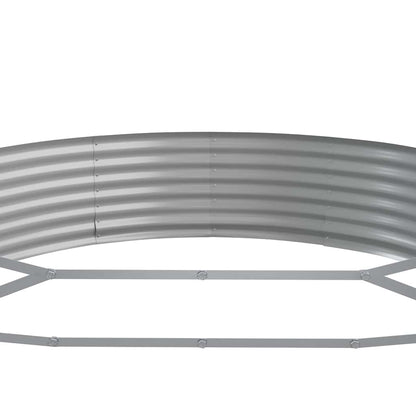 Garden Raised Bed Galvanised Steel 296x140x36 cm Anthracite