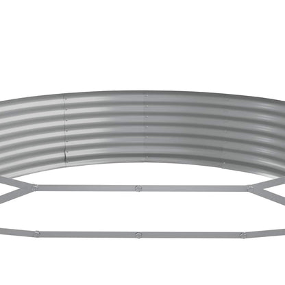 Garden Raised Bed Galvanised Steel 600x140x36 cm Anthracite