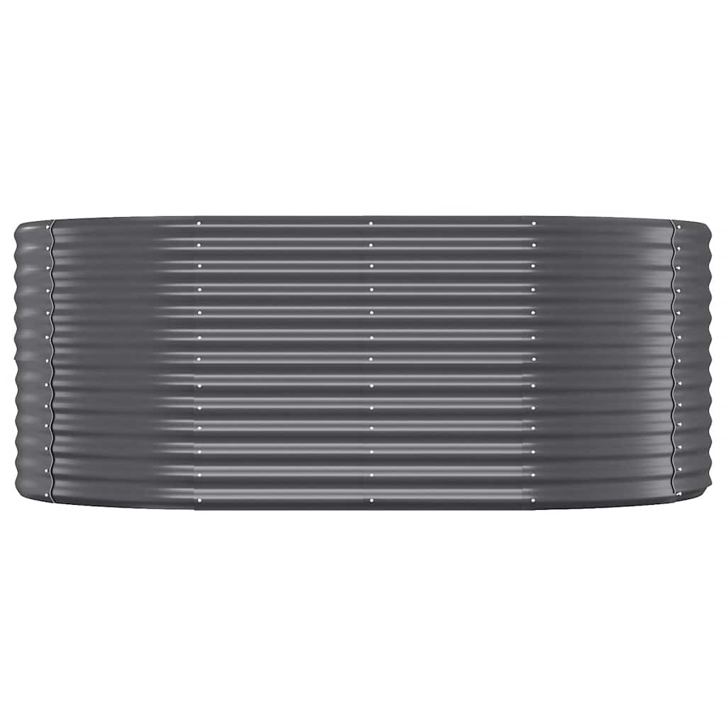 Garden Raised Bed | Anthracite | Powder-coated steel | Large