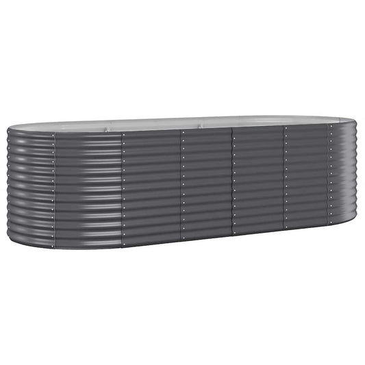 Garden Raised Bed | Anthracite | Powder-coated steel