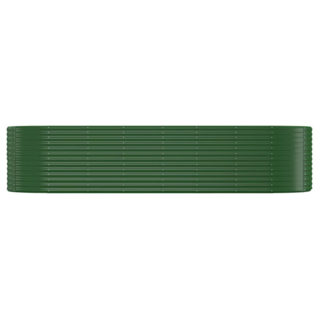 Garden Raised Bed | Green | Powder-coated steel | Large