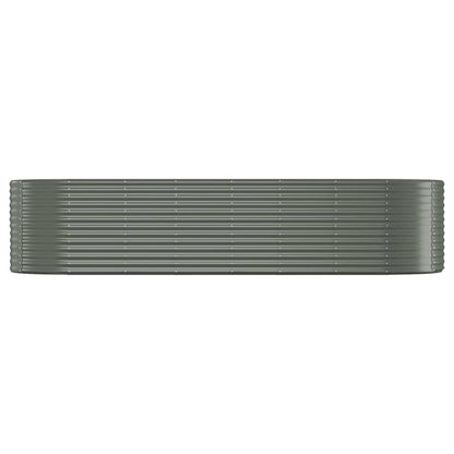 Garden Raised Bed | Grey | Powder-coated steel | Large | Planters