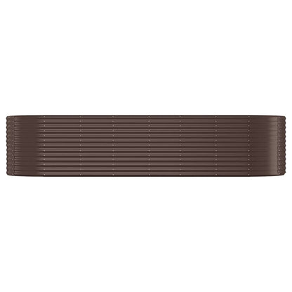 Garden Raised Bed | Brown | Powder-coated steel | 322 x 100 x 68 cm