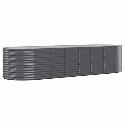 Garden Raised Bed | Anthracite | Powder-coated steel | Large |  Durable