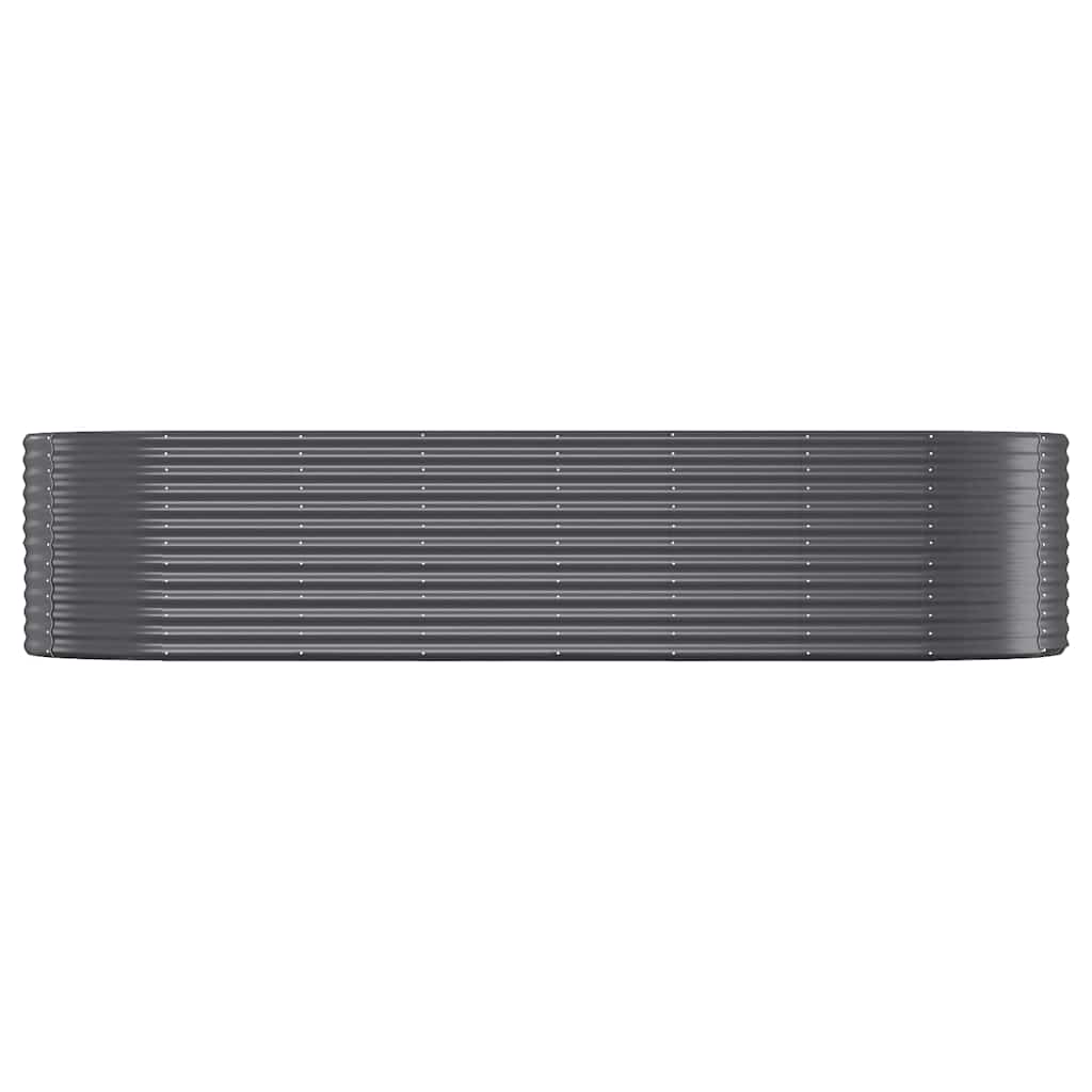 Garden Raised Bed | Anthracite | Powder-coated steel | Large |  Durable