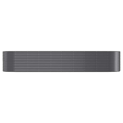 Garden Raised Bed | Anthracite | Powder-coated steel | 396x100x68 cm