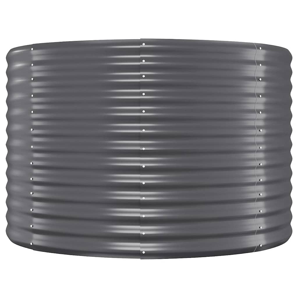 Garden Raised Bed | Anthracite | Powder-coated steel | 396x100x68 cm