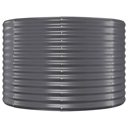 Garden Raised Bed | Anthracite | Powder-coated steel | 396x100x68 cm