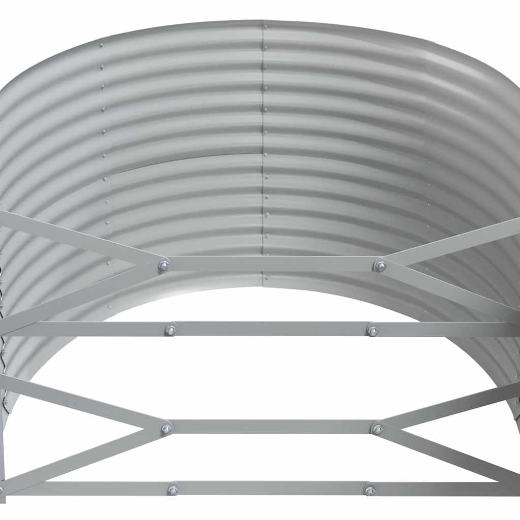 Garden Raised Bed | Anthracite | Powder-coated steel | 396x100x68 cm
