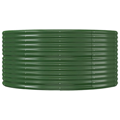 Garden Raised Bed Green 291x140x68 cm Galvanised Steel