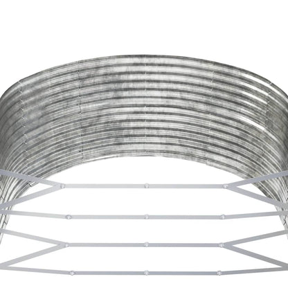 Garden Raised Bed Silver 291x140x68 cm Galvanised Steel