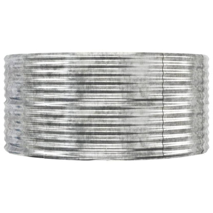 Garden Raised Bed Silver 447x140x68 cm Galvanised Steel