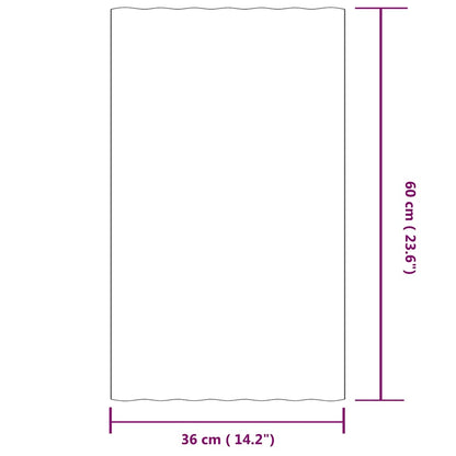 Roof Panels 36 pcs Galvanised Steel Anthracite 60x36 cm