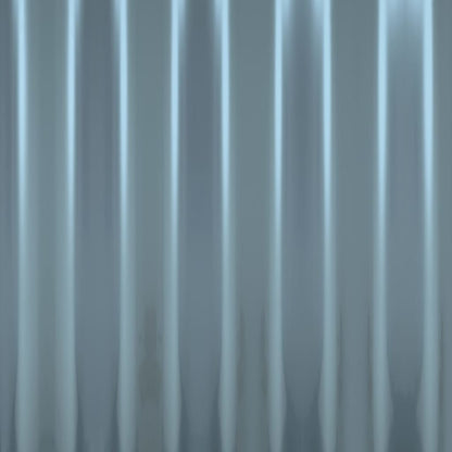 Roof Panels 12 pcs Galvanised Steel Grey 100x36 cm