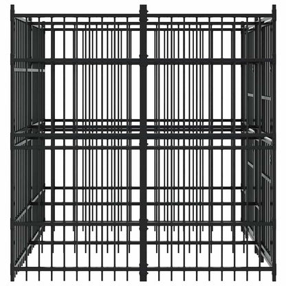 Outdoor Dog Kennel Steel 3,69 m²