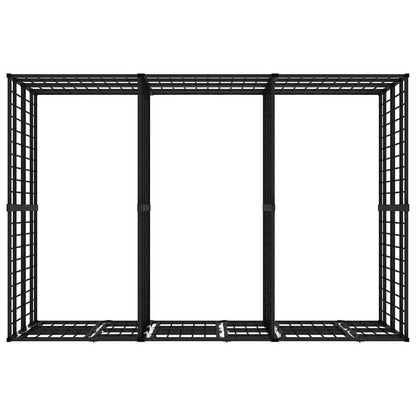 Outdoor Dog Kennel Steel 5,53 m²