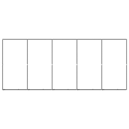 Outdoor Dog Kennel Steel 9.22 m²