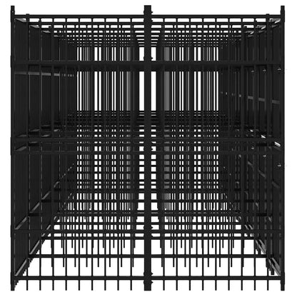Outdoor Dog Kennel Steel 12.9 m²