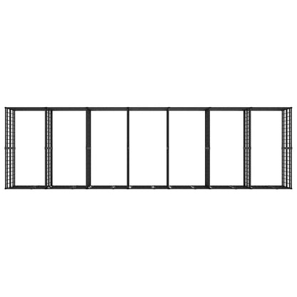 Outdoor Dog Kennel Steel 12.9 m²