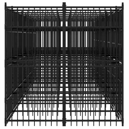Outdoor Dog Kennel Steel 14.75 m²