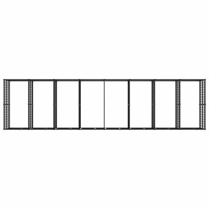 Outdoor Dog Kennel Steel 14.75 m²