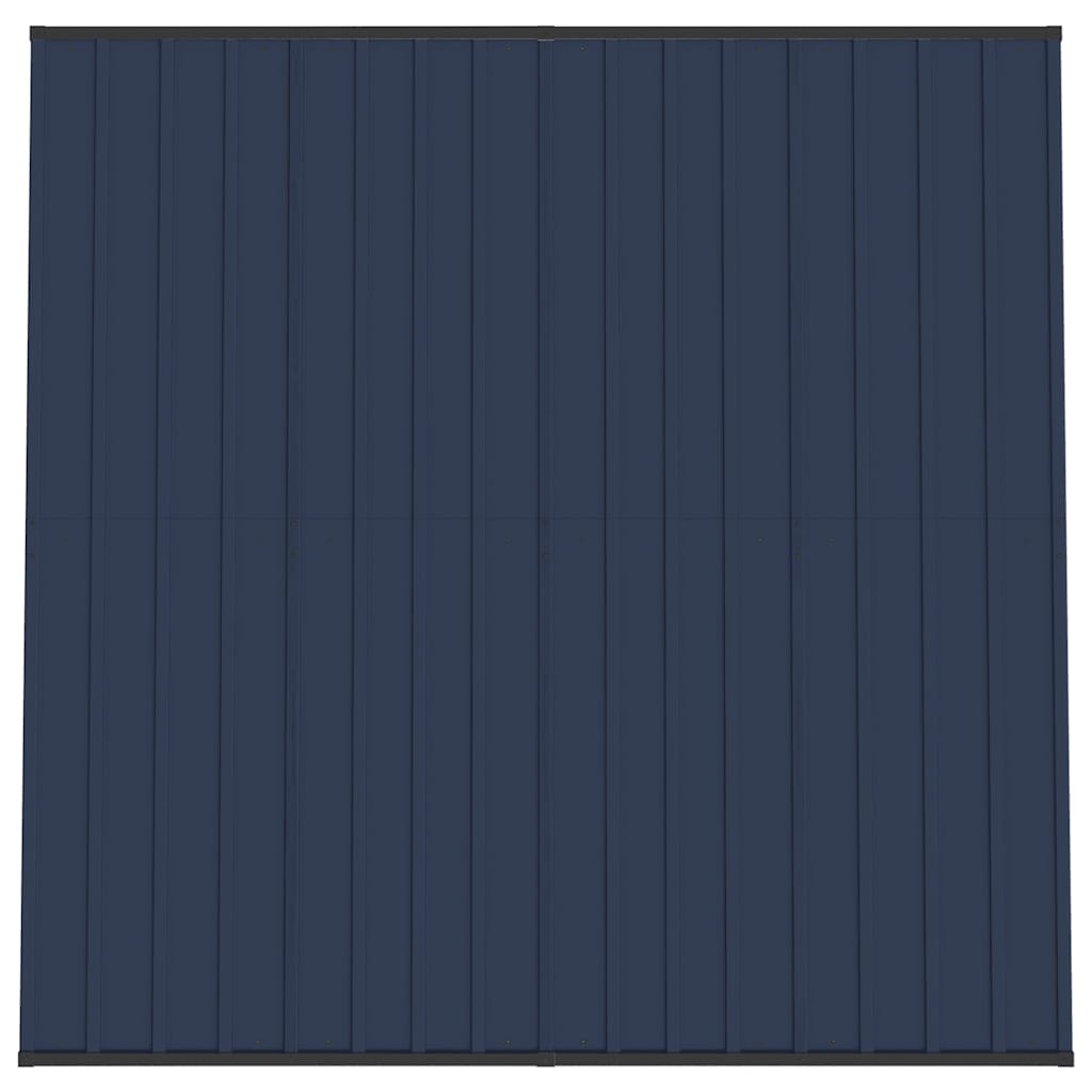 Outdoor Dog Kennel with Roof Steel 3.69 m²