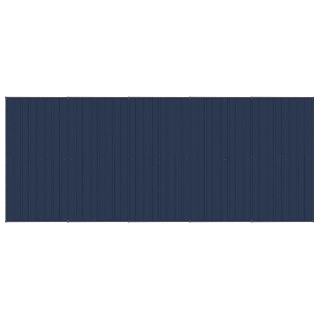 Outdoor Dog Kennel with Roof Steel 9.22 m²