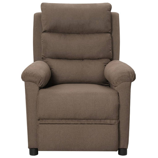 Massage Chair Taupe Fabric